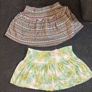 Jumping Beans Pink and Green Bubble Skort Casual Mini